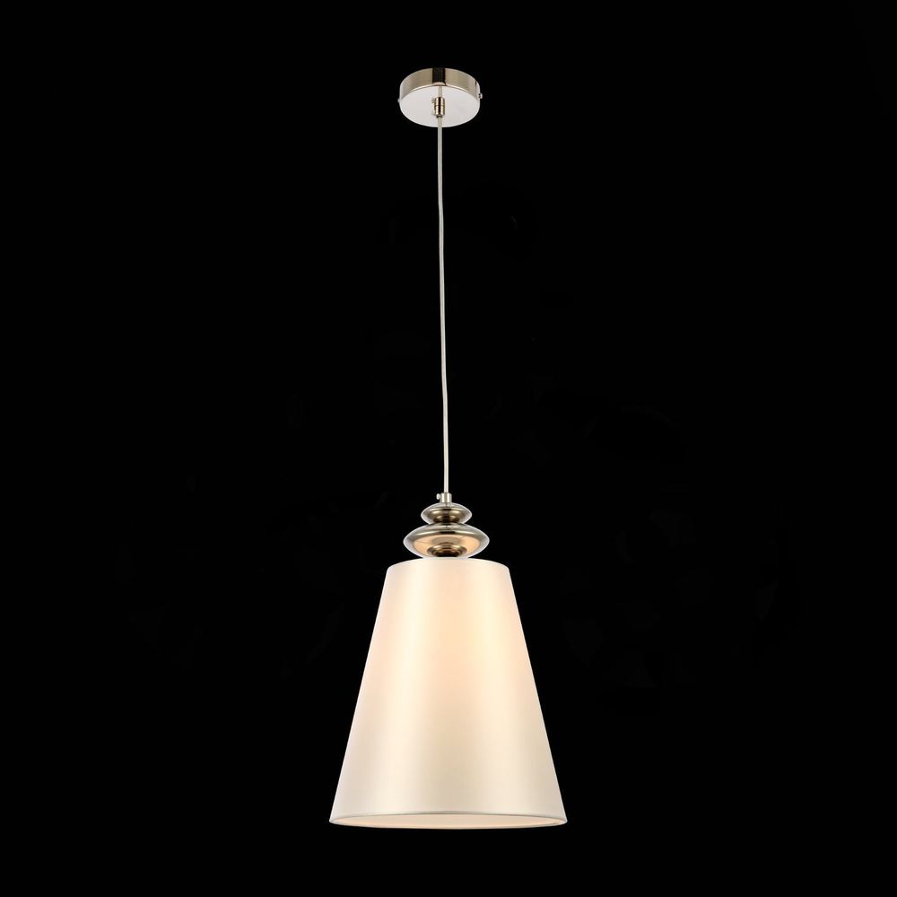 SL1137.103.01 Подвес Никель/Белый E27 1*40W RIONFO