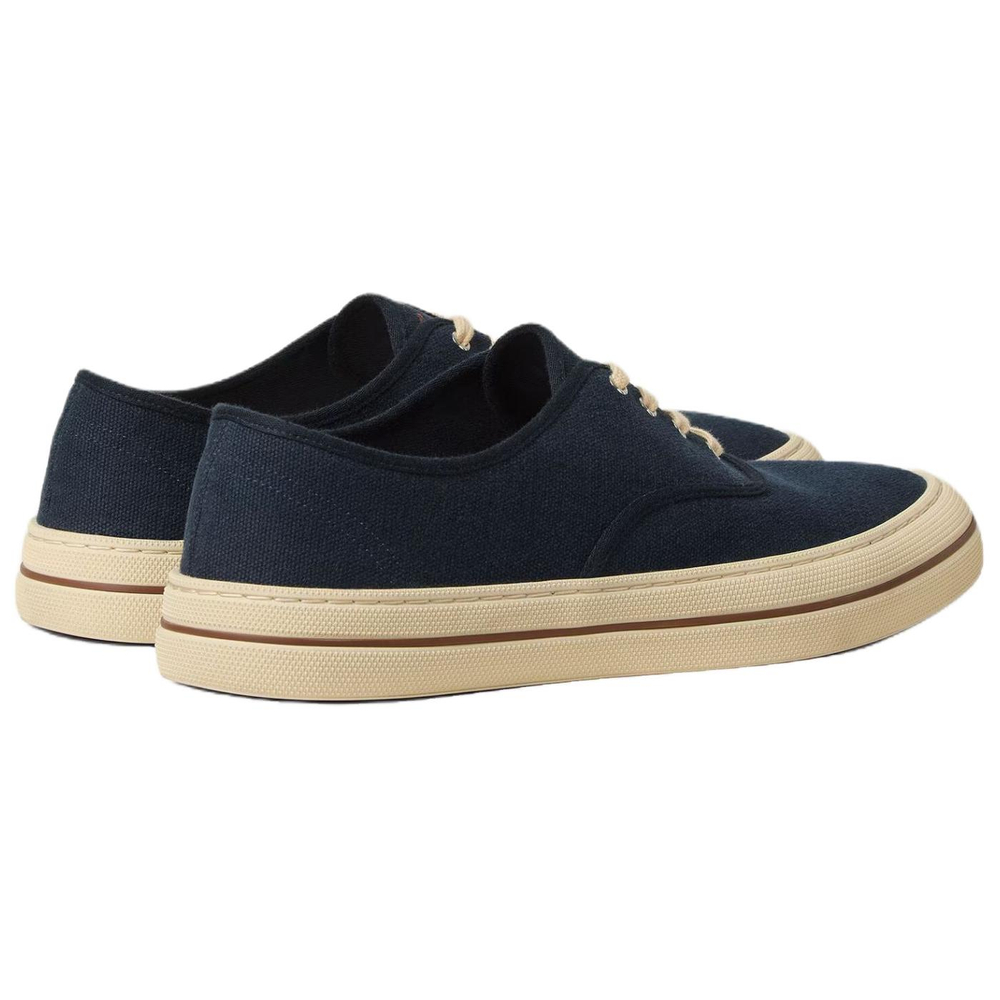 Loro Piana Canvas Shoes Women"s Low top Navy