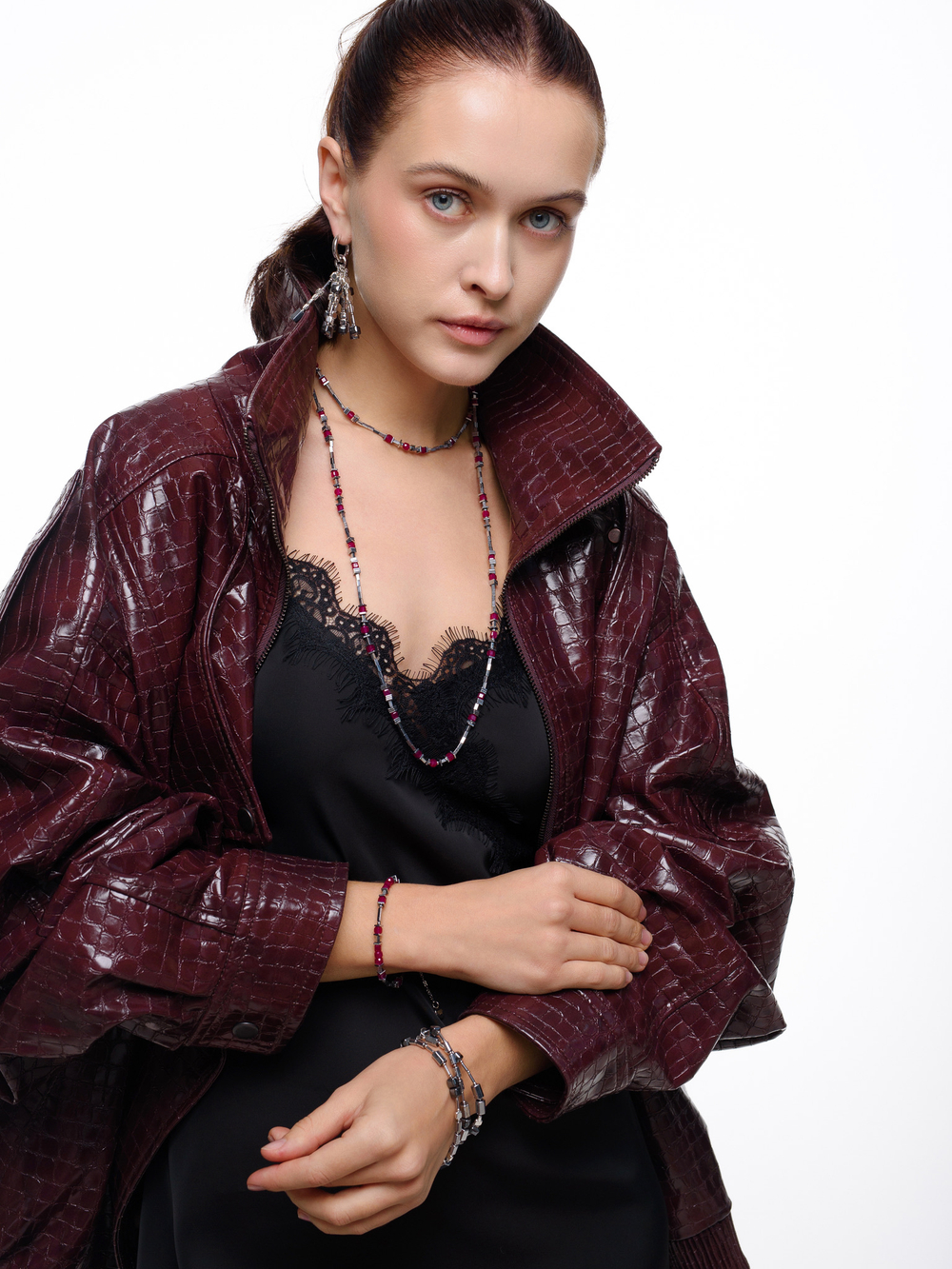 Сотуар "Red hematite" Silver