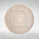 Portugal, 25 Escudos, 1984, VF