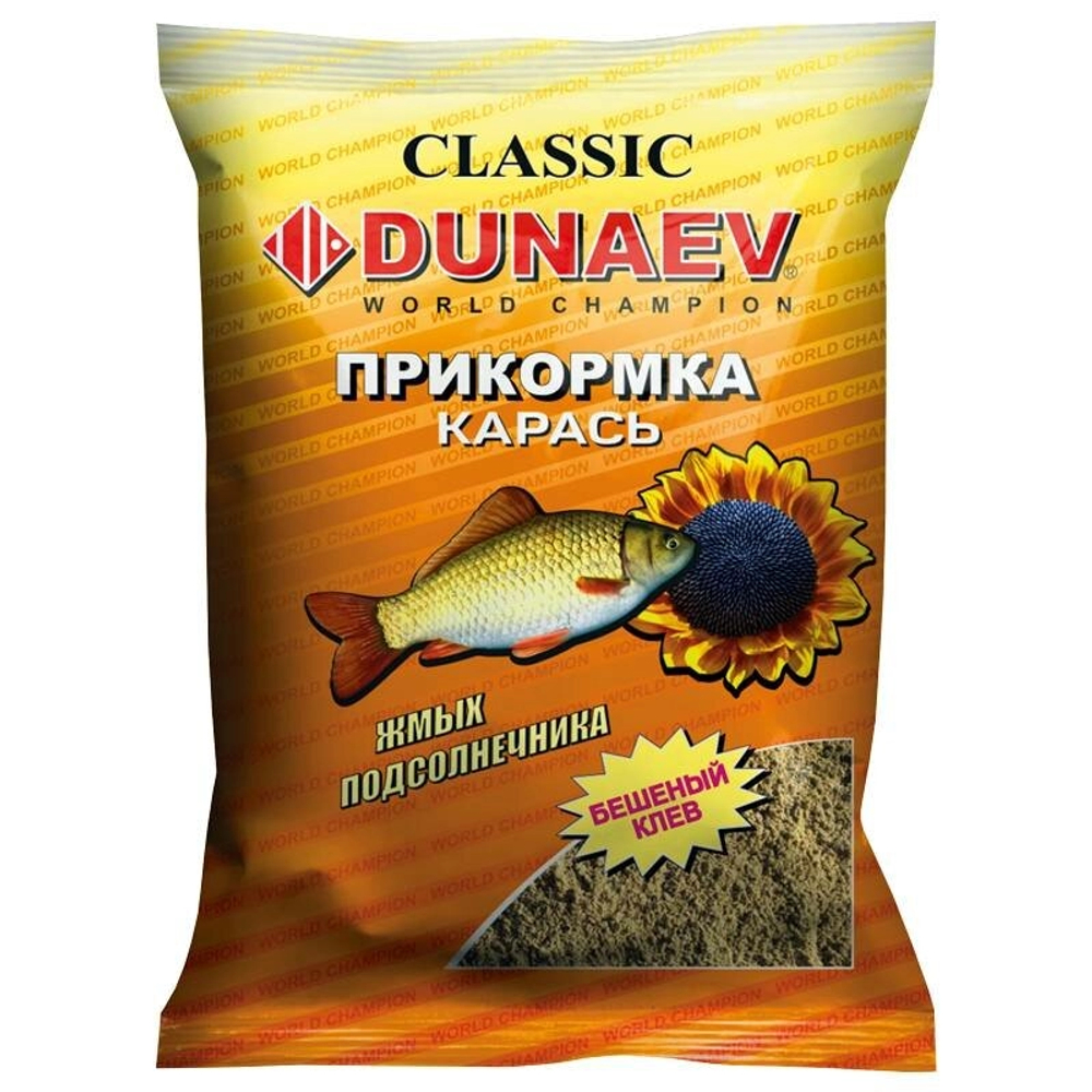 Прикорм Дунаев Классика 0,9кг Жмых Подсолнечника
