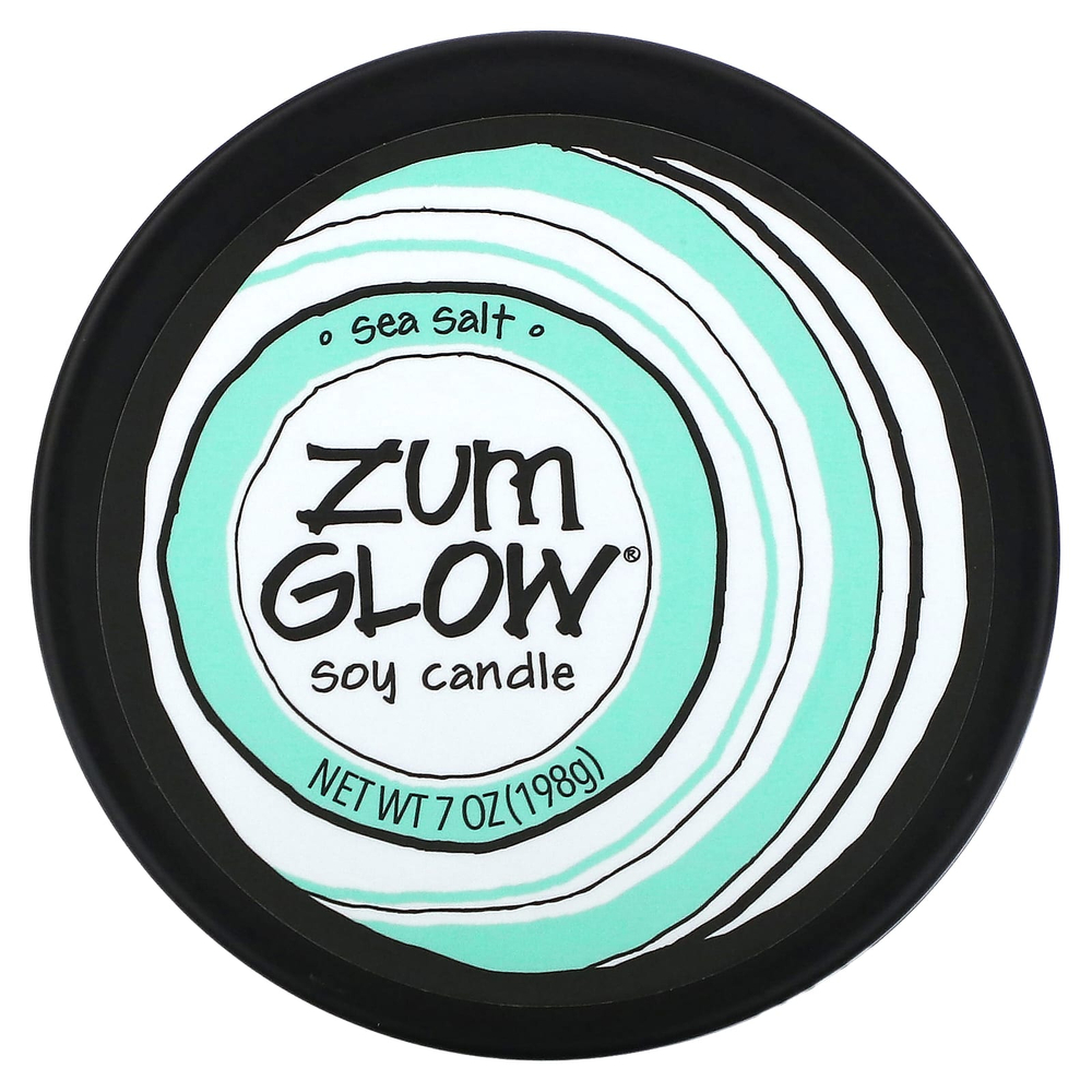 ZUM, Zum Glow, соевые свечи, морская соль, 198 г (7 унций)
