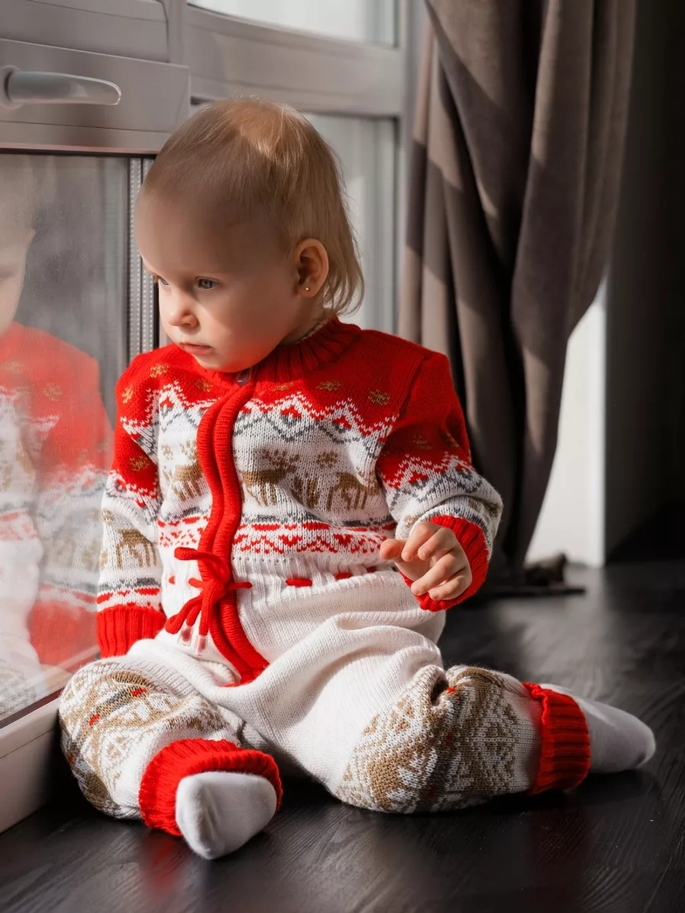 Комбинезон вязаный