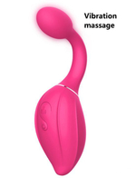 Розовый расширяющийся вибратор Gina - 19,4 см. (Цвет: розовый)