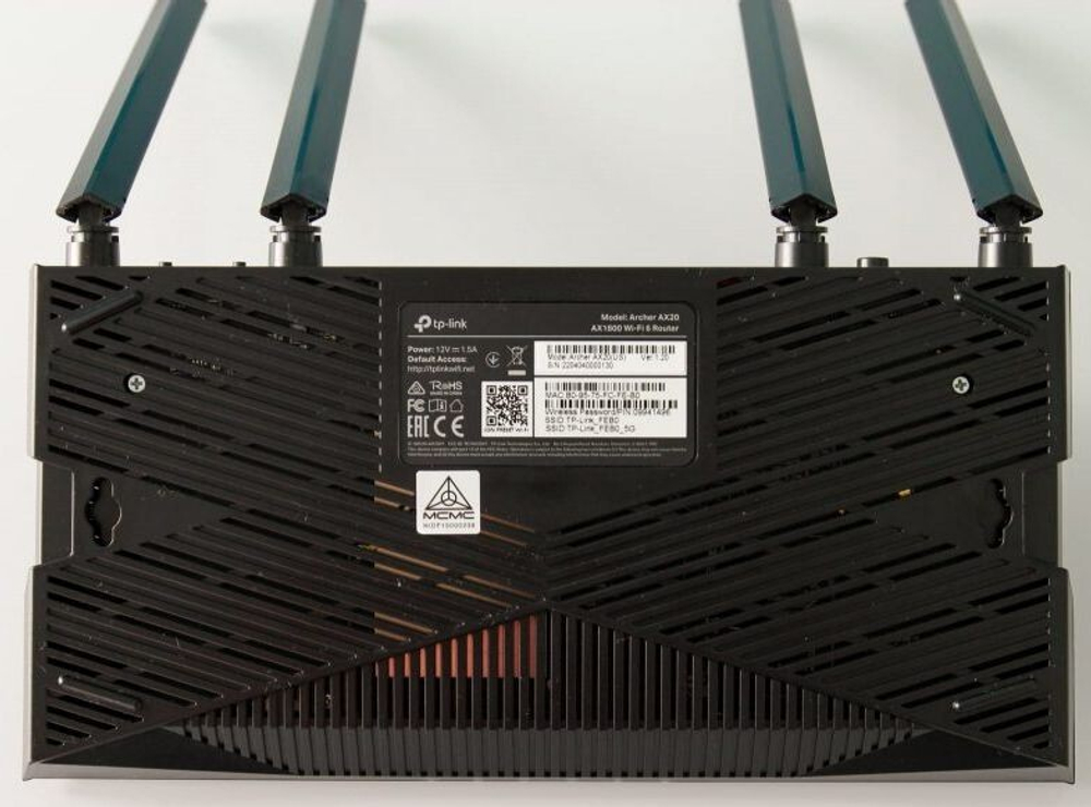 Роутер TP-Link Archer AX20 10/100/1000BASE-TX