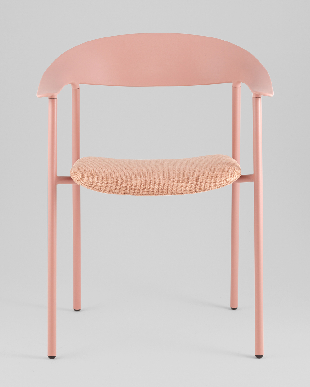 Стул Eila с подушкой пластик розовый
