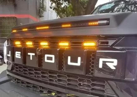 Свет освещение на решетку радиатора для Jetour Traveller T2 2023+ Джетур