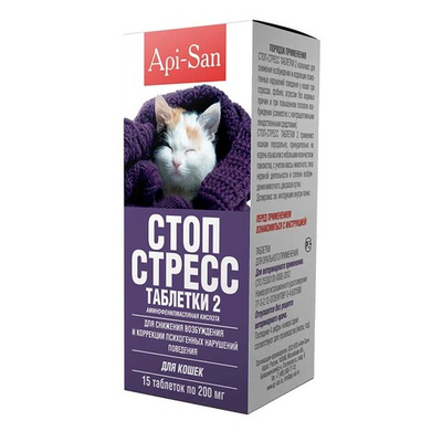 Стоп-Стресс для кошек, 15таб