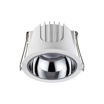 Встраиваемый светодиодный светильник 358689 белый/хром Knof Novotech