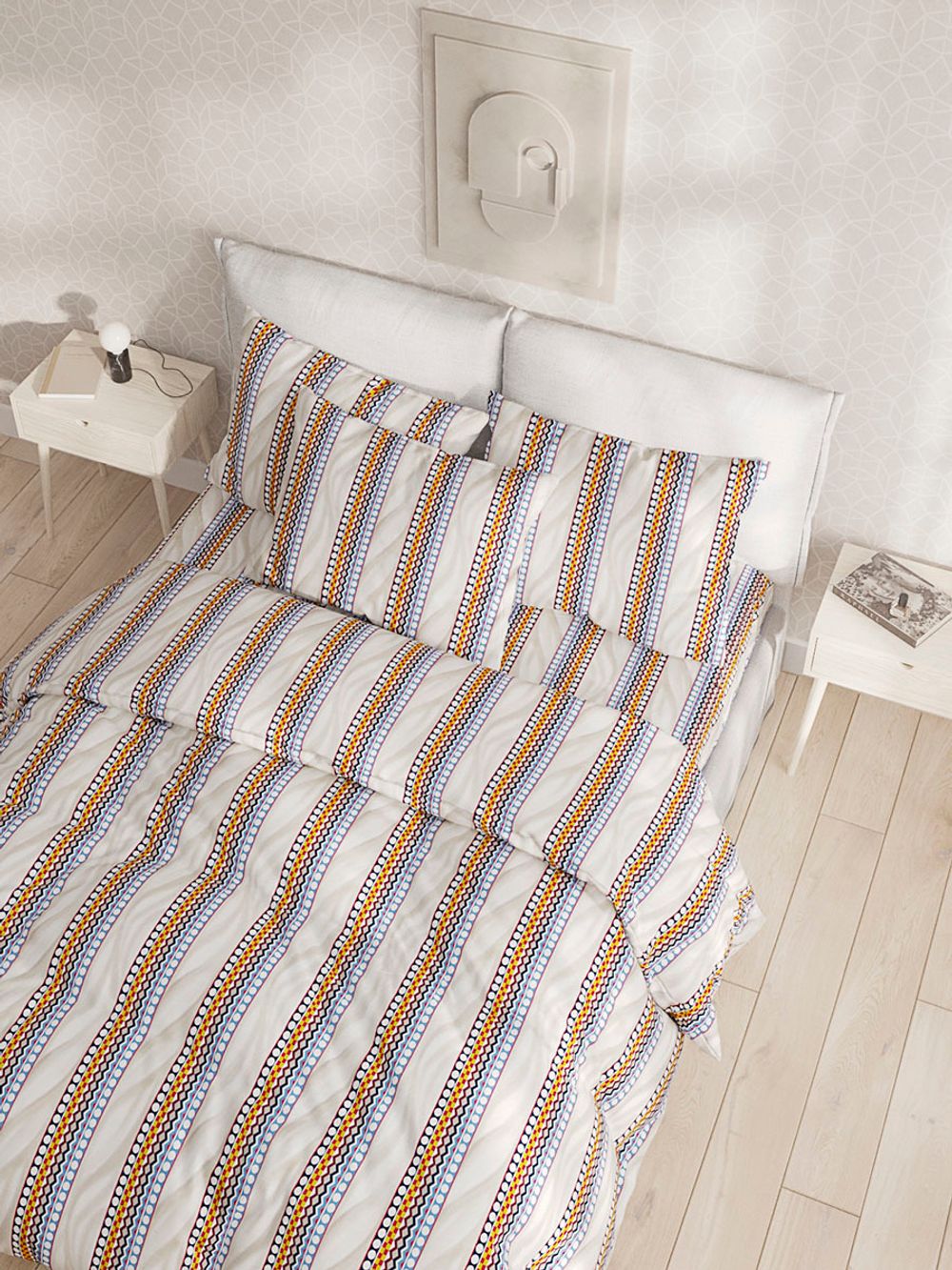 Наволочка комплект 2шт Сказка "Sweet Life (компаньон)" 40х60 см, перкаль