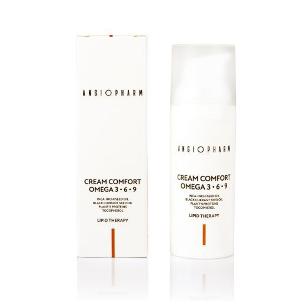ANGIOPHARM КРЕМ-КОМФОРТ С КОМПЛЕКСОМ ОМЕГА 3–6–9, 50 мл. | CREAM–COMFORT OMEGA 3–6–9