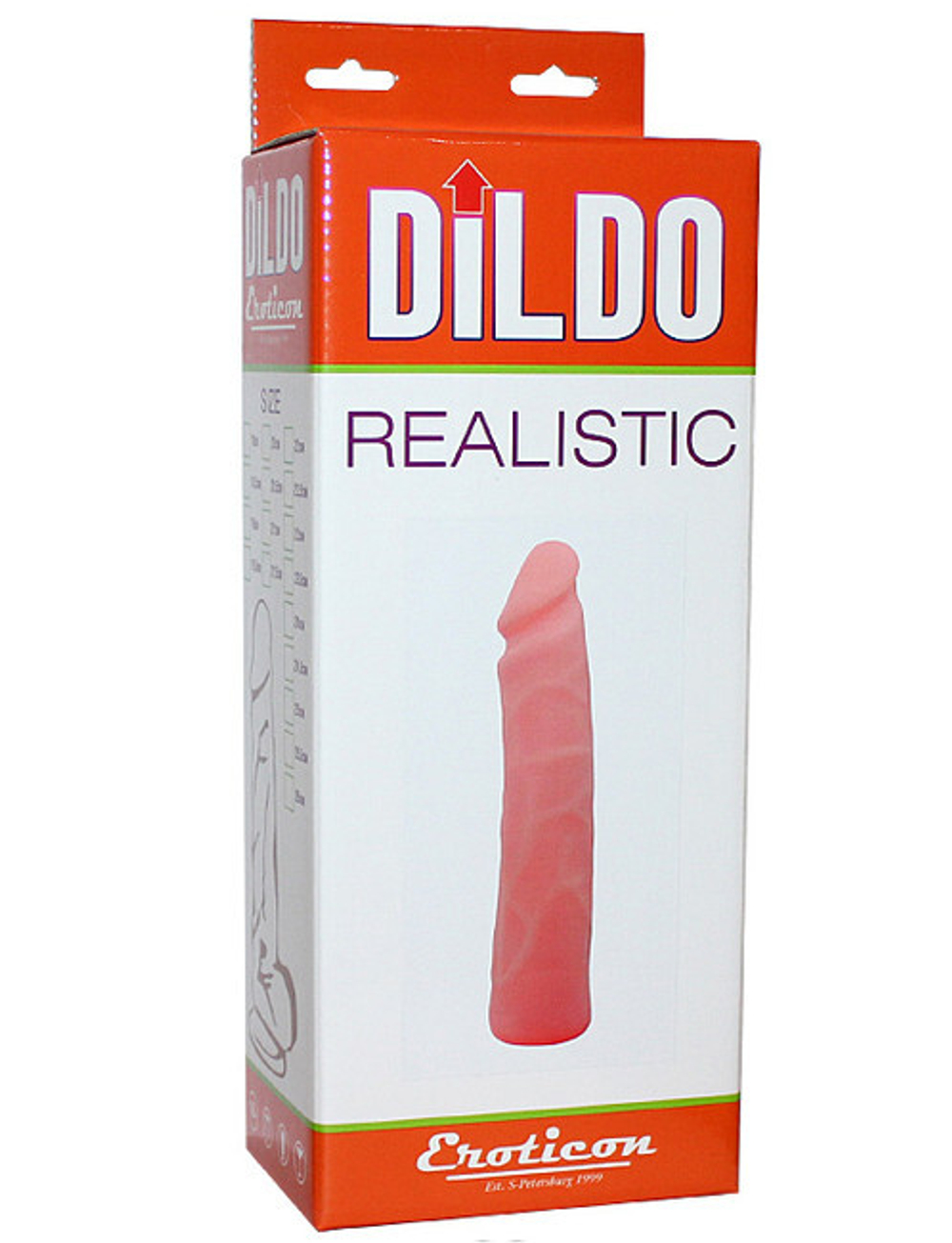 Крупный фаллоимитатор UltraSkin Romantic с гнущимся хребтом (Цвет: телесный)