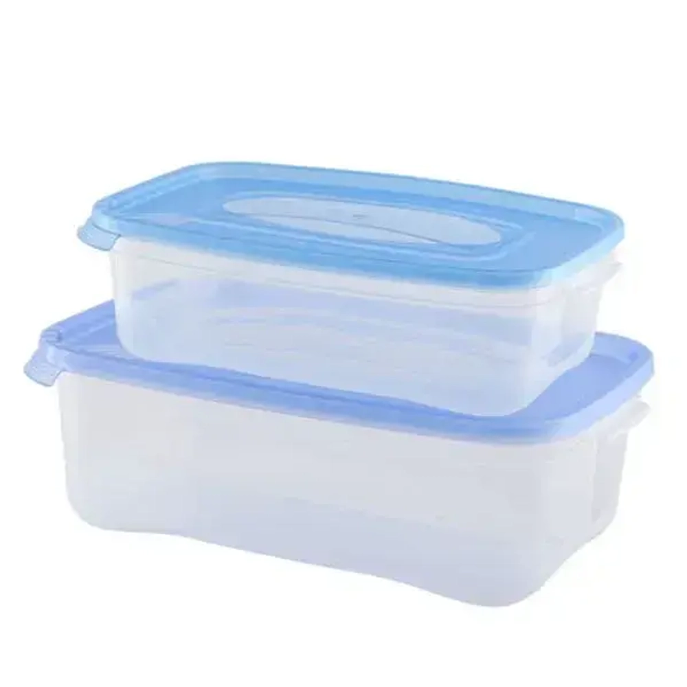 Комплект контейнеров СВЧ (1,,2л) прямоугольные КАСКАД (комплект 18 шт)