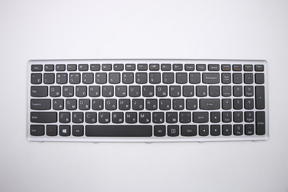 Клавиатура для Ноутбука Lenovo LenovoZ510 раскладка - русская, серая (25213662)