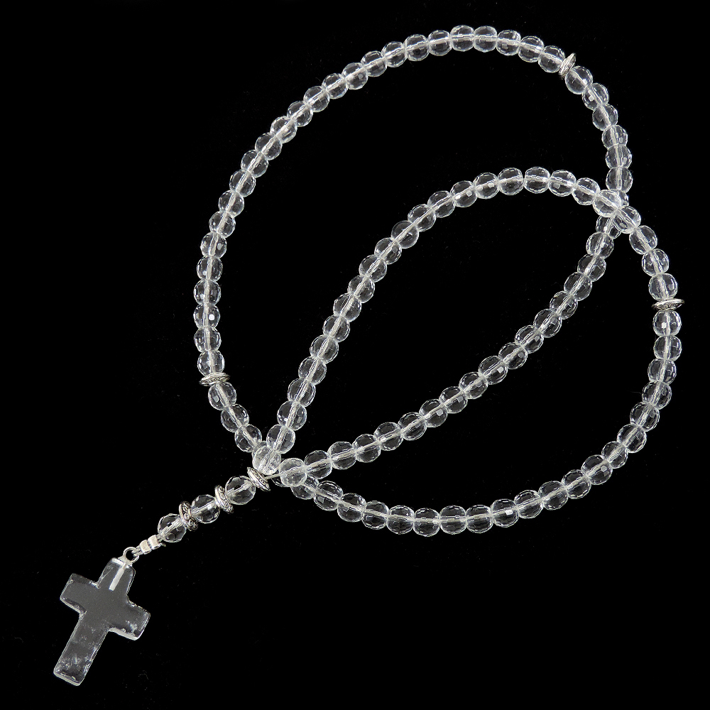 Четки "Христианские" горный хрусталь асс.