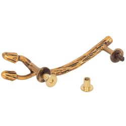 Ручка мебельная скоба Орхидея правая Амбер