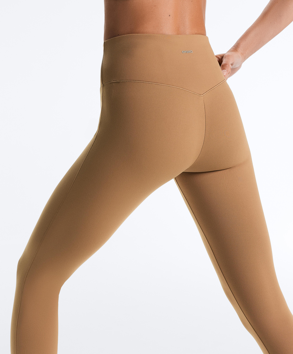 OYSHO Легинсы Evermove с высокой посадкой и длиной до щиколотки, пралине