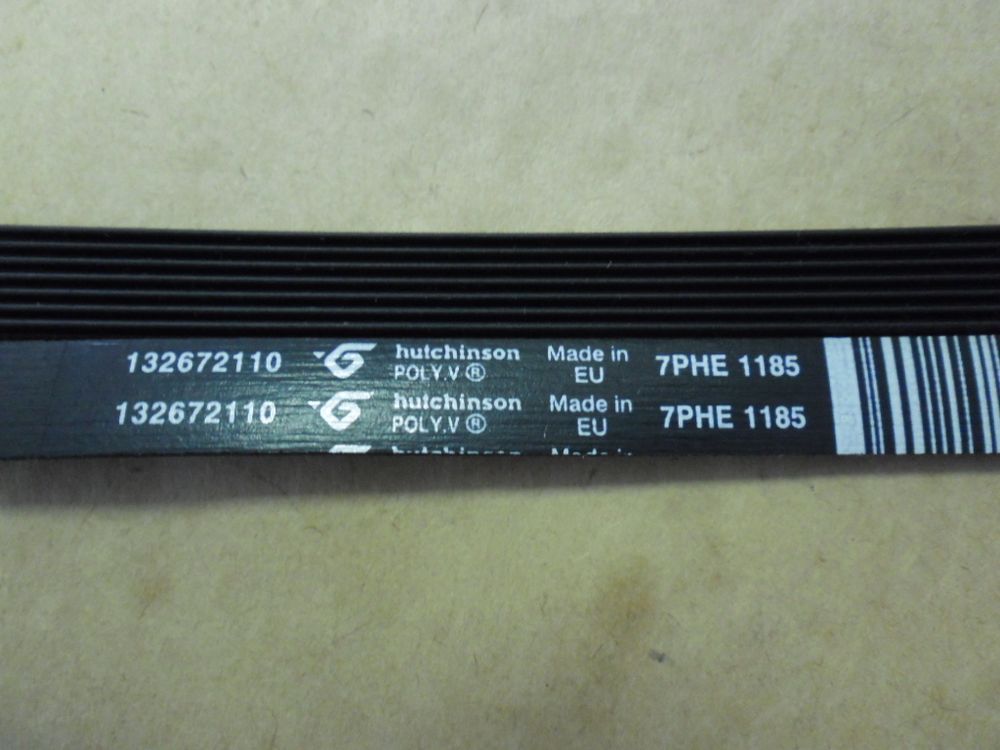 Ремень 1185 Н7 Hutchinson для стиральной машины 1105 мм