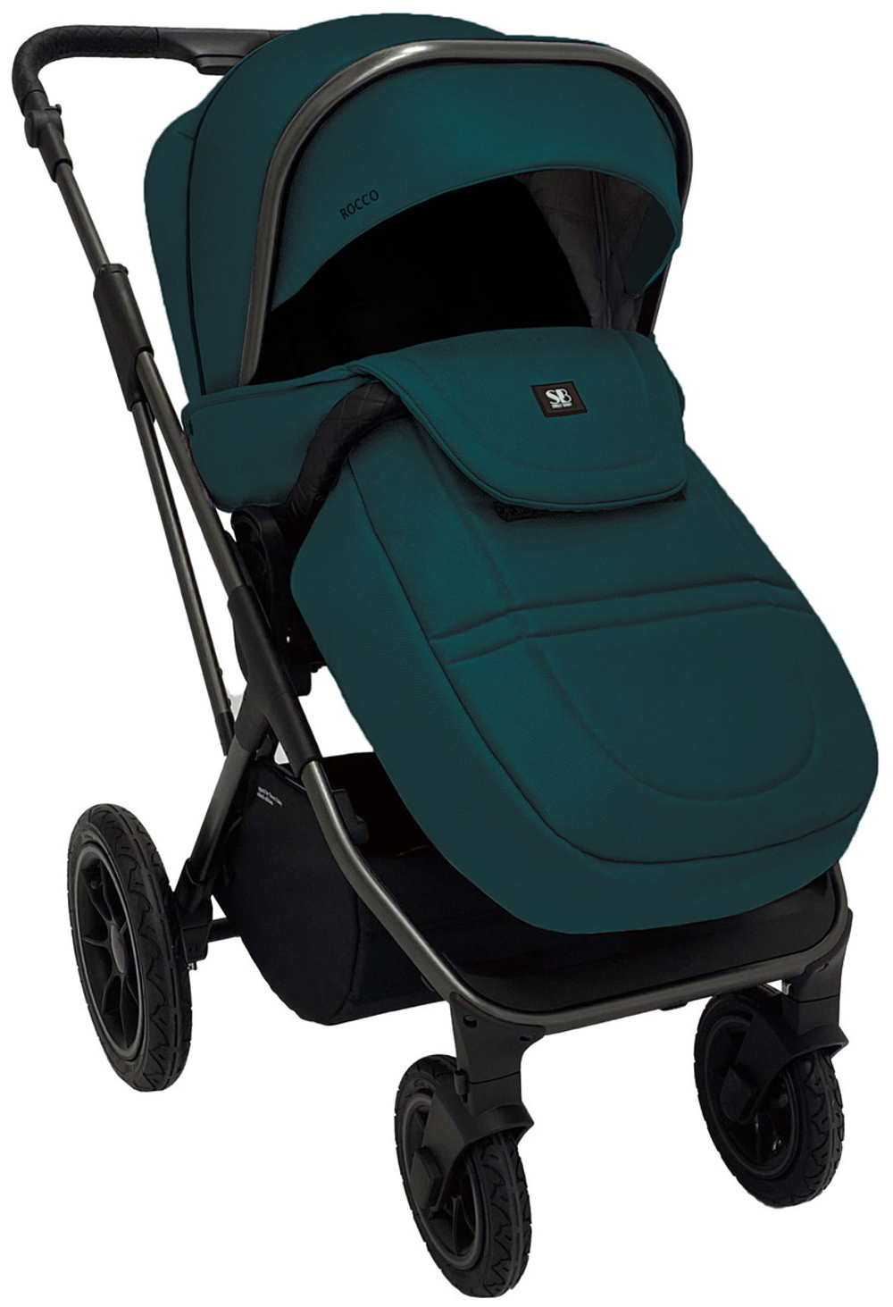 Коляска 3 в 1 Sweet Baby Rocco Air + автокресло Premier Black Green (Air)