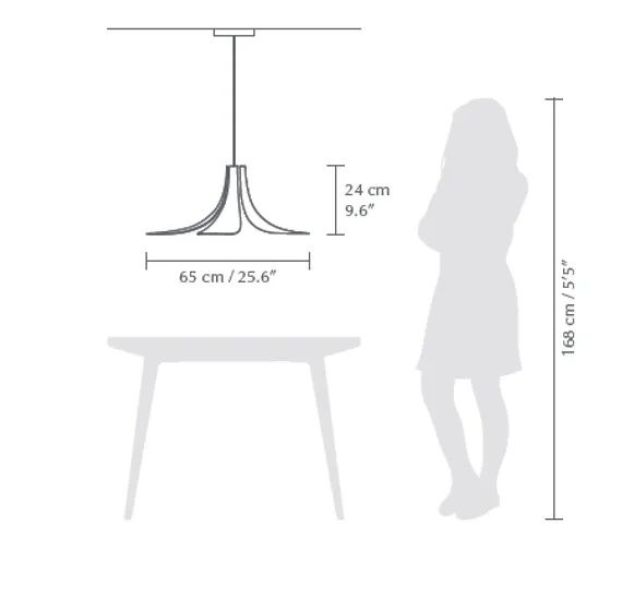 Плафон Umage Jazz, 65х24 см, черный дуб