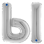 Шар Буква Серебро 66 см
