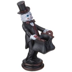 ПОДСВЕЧНИК "АНГЛИЙСКАЯ КОЛЛЕКЦИЯ" КОТ" 15,5*10,5*28,5 СМ