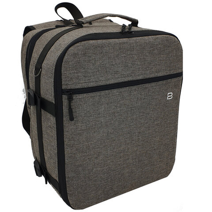 Рюкзак-трансформер для ручной клади Pobedabags 36x30x27/20 Grey Advanced