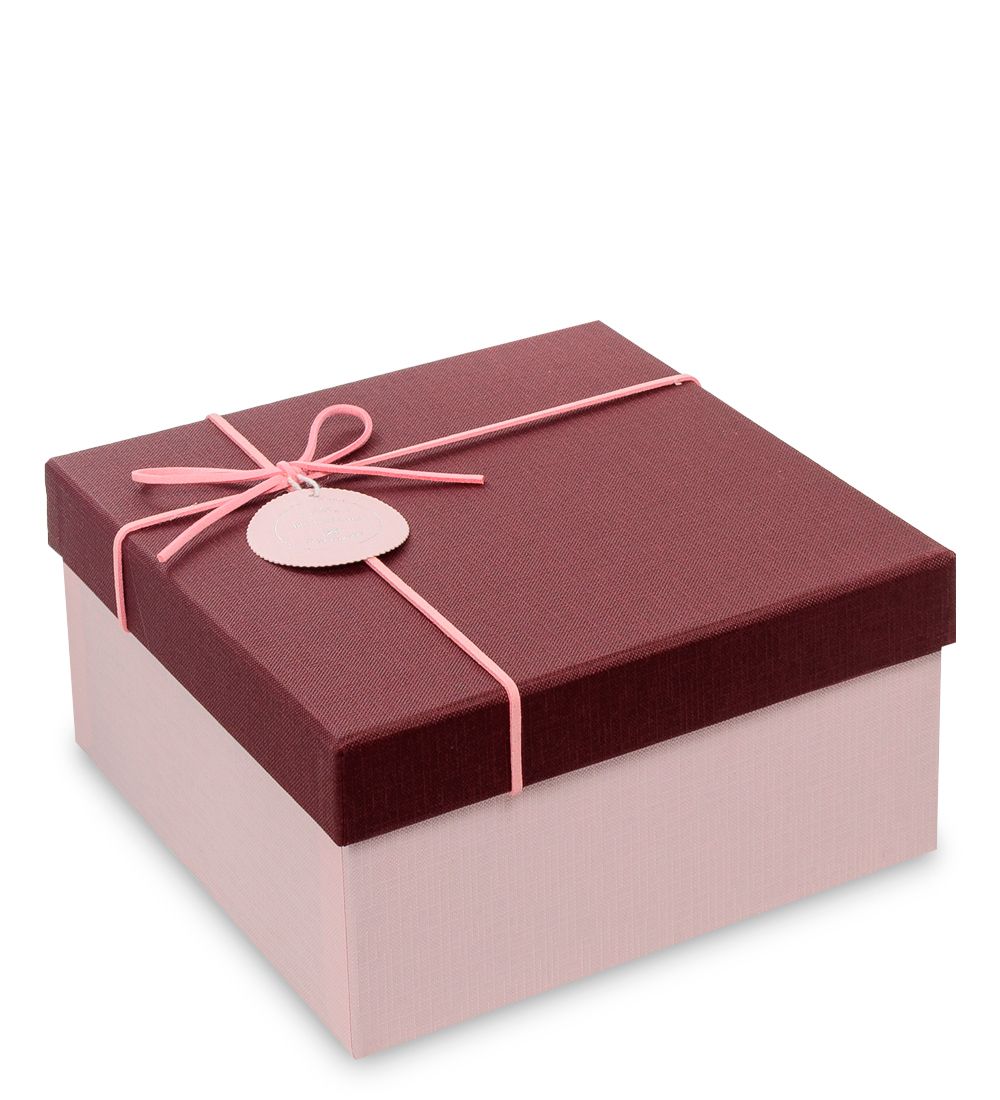 Packing Symphony WF-77/3-A Коробка «Квадрат» цв.роз./борд.