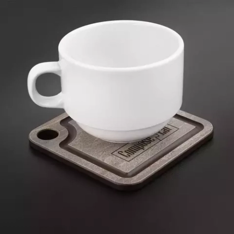 Подставка для кухонных аксессуаров 10х10см ComposeEat ProFashion травертин капучино