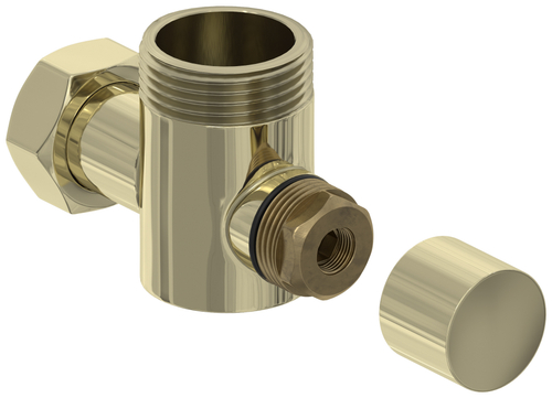 Вентиль Сунержа угловой под шестигранник (G 1" НР х G 3/4" НГ)