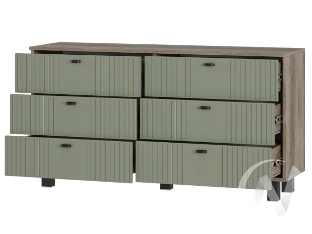 Комод КМ-04 МС Олива (Дуб каньон/MF12)