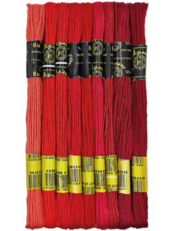 Наборы ниток мулине для вышивания ПНК Киров 9 шт.