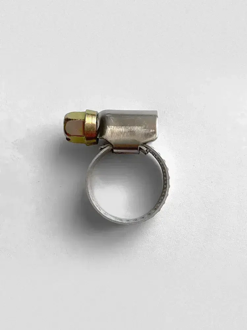 Хомут металлический червячный 10-16 мм, 10 шт. из нержавеющей стали