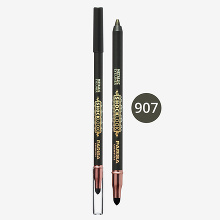 Parisa Карандаш для глаз Shock Look Metallic, тон №907, Khaki
