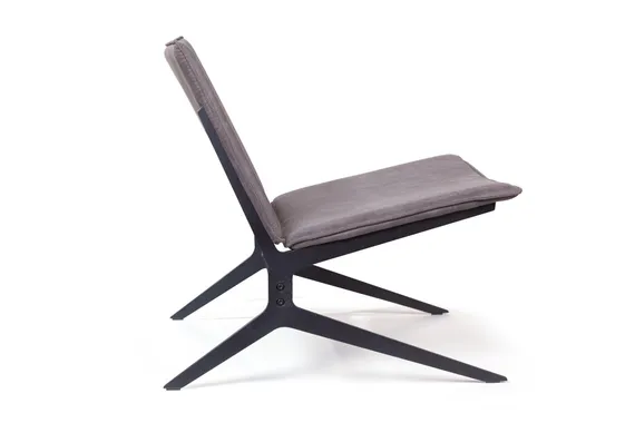 Лаунж-кресло Fly, серая замша