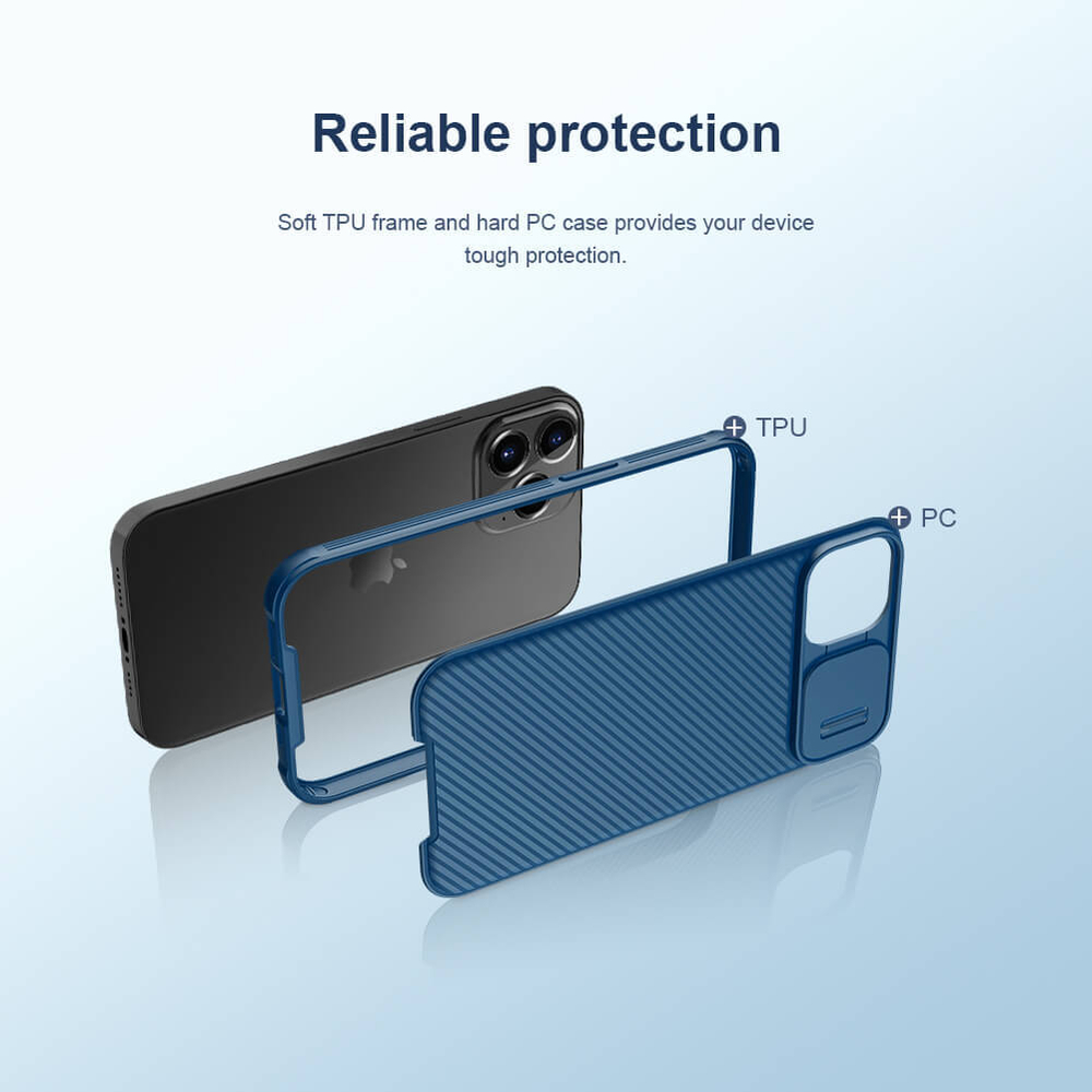 Чехол Magnetic Case Nillkin CamShield Pro с защитой камеры для iPhone 13