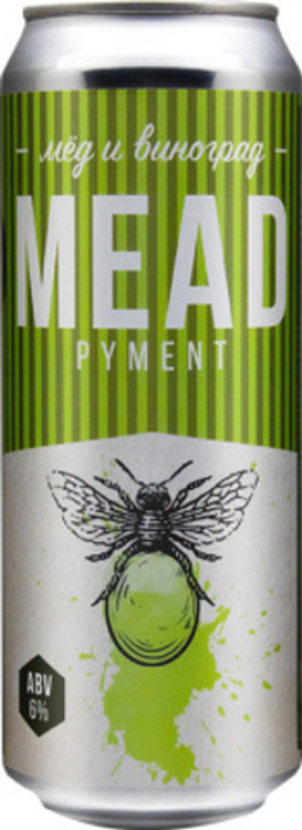 Медовуха Степь и Ветер Пимент / Mead Steppe & Wind Pyment 0.45 - банка