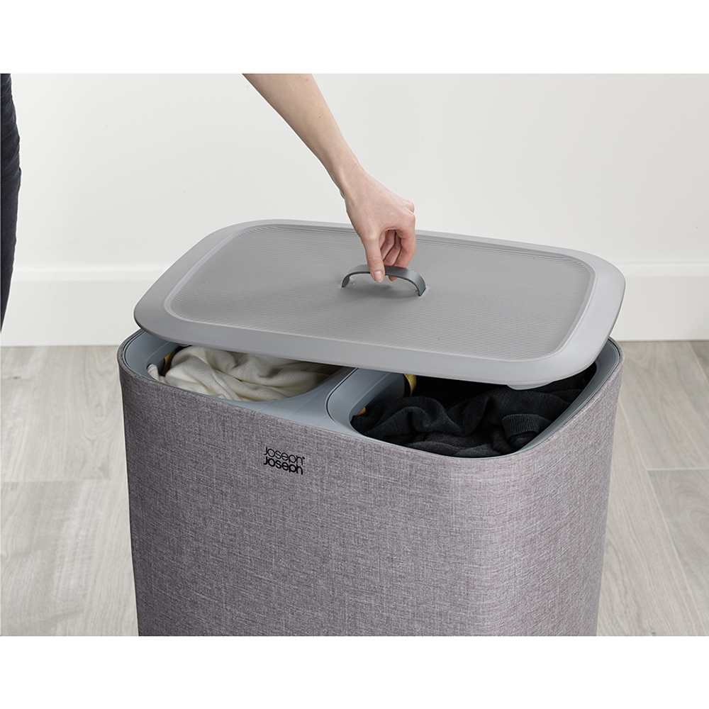 Корзина для белья tota™, 90 л, серая