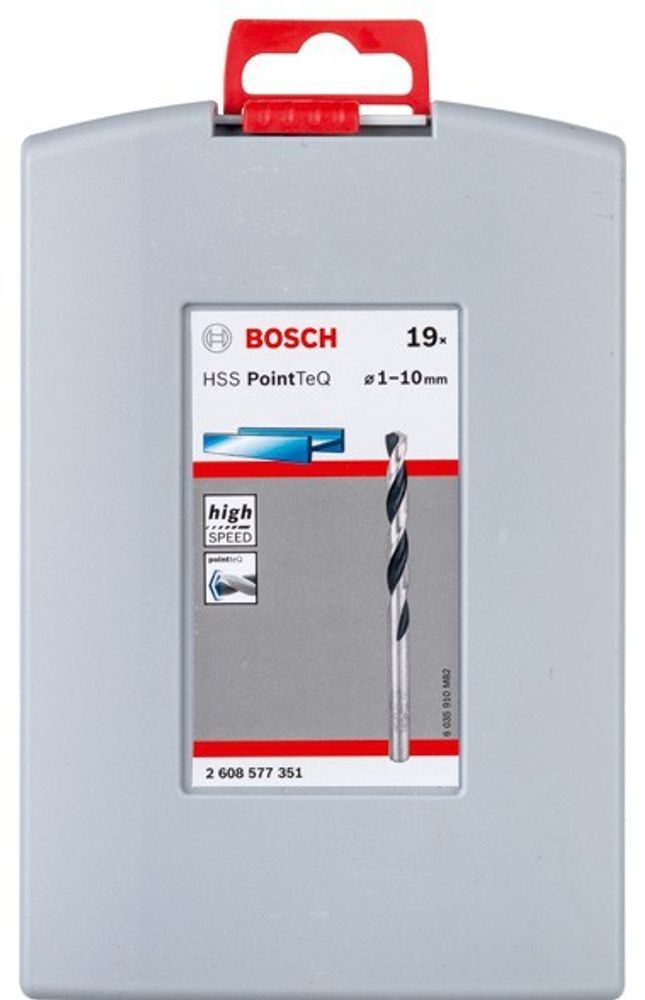 Сверло по металлу BOSCH Набор Сверл HSS PointTeQ 19шт ProBox