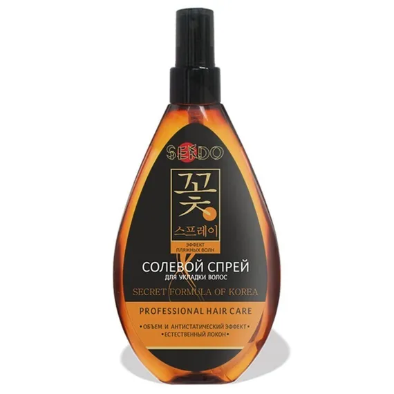 Солевой спрей для укладки волос Sendo, 160 мл