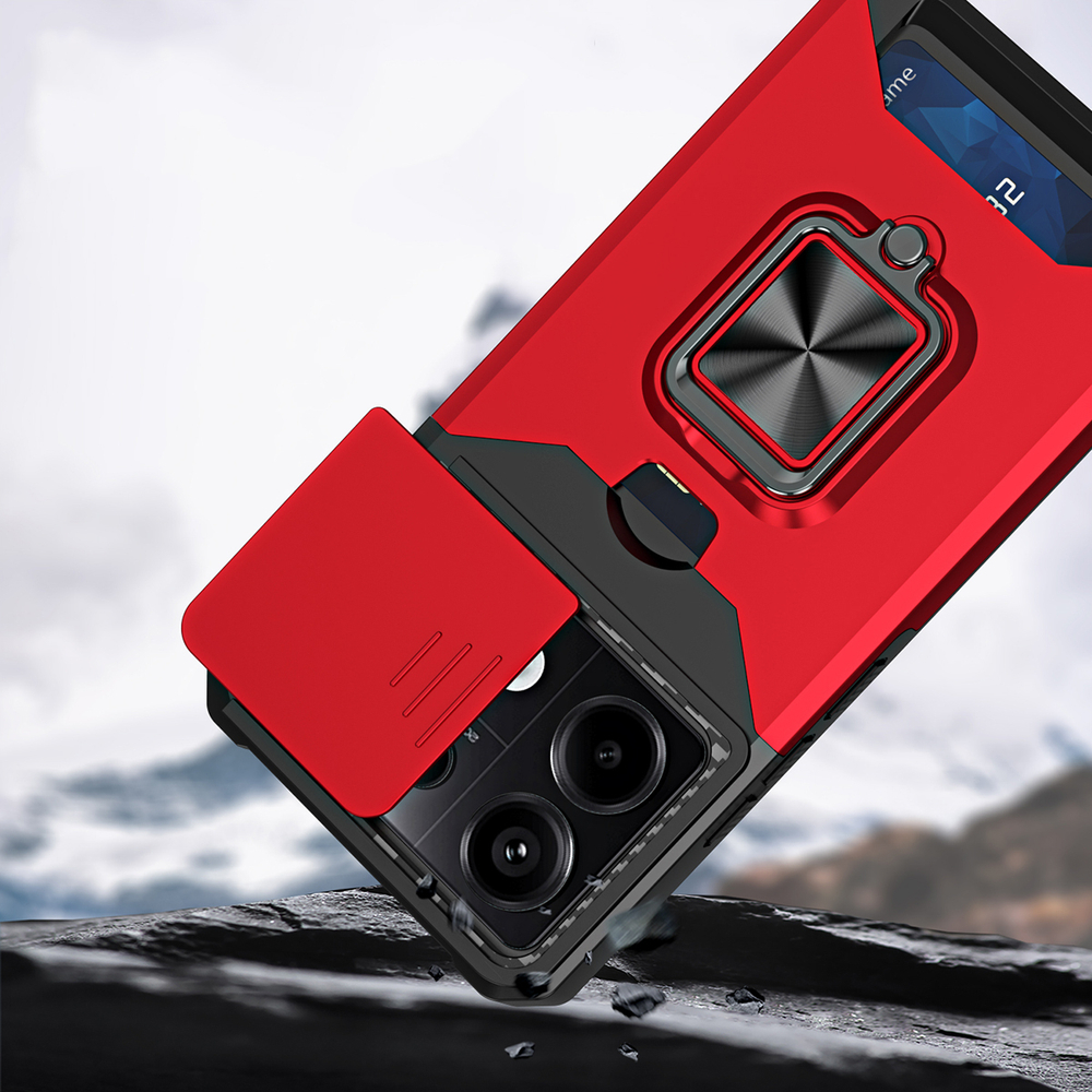 Противоударный чехол Сard Reader Case для Poco X6