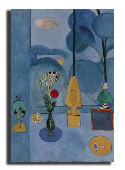 Репродукция "Анри Матисс - Синее окно"