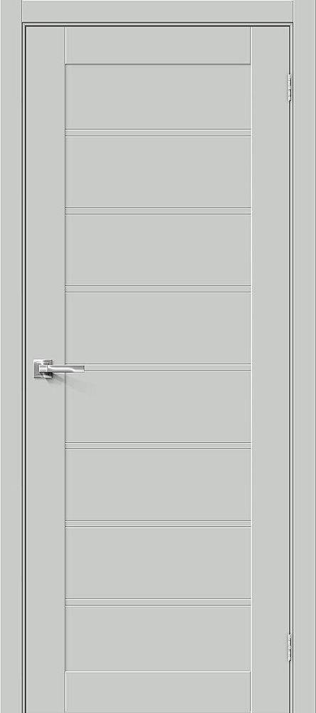 Межкомнатная дверь Браво-20 Grey Silk / Двери Браво
