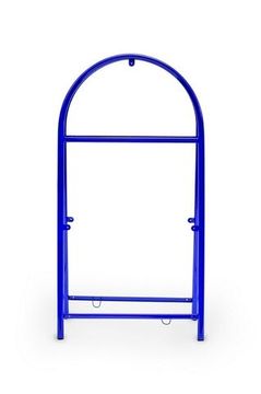 Стойка рекламная 1300х660 мм синяя полукруглая, поле 1170х597 мм