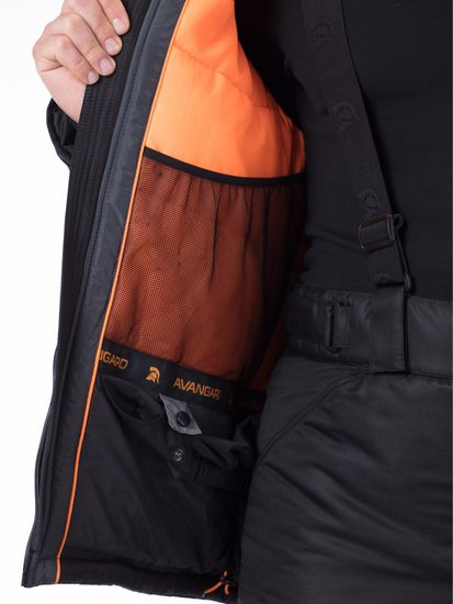 Куртка зимняя "Палмер" (черный/т.серый/с.серый)