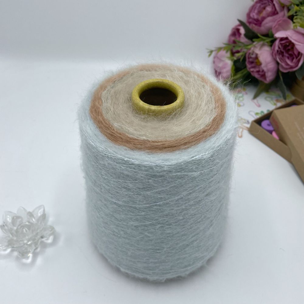 Набор № 13 мохера на конусе, разные цвета