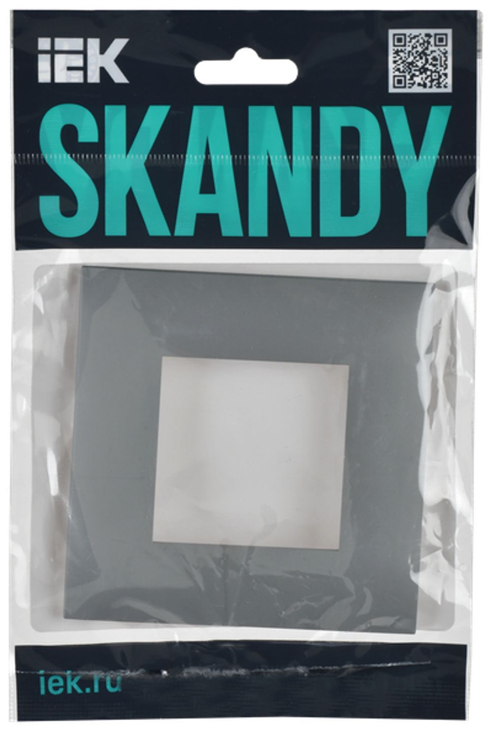 SKANDY Рамка 1-местная SK-F01Gr серый IEK
