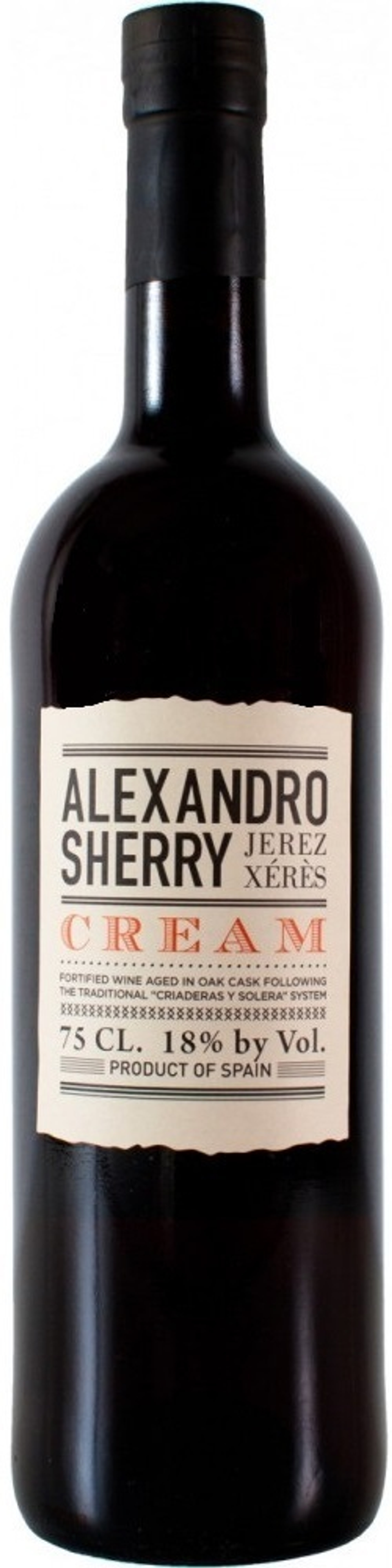 Херес Alexandro Sherry Cream, 0.75 л