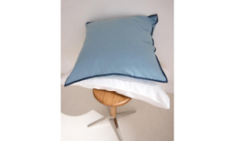 Наволочка Zara Home хлопок, лён 100%, однотонный, 4126/091