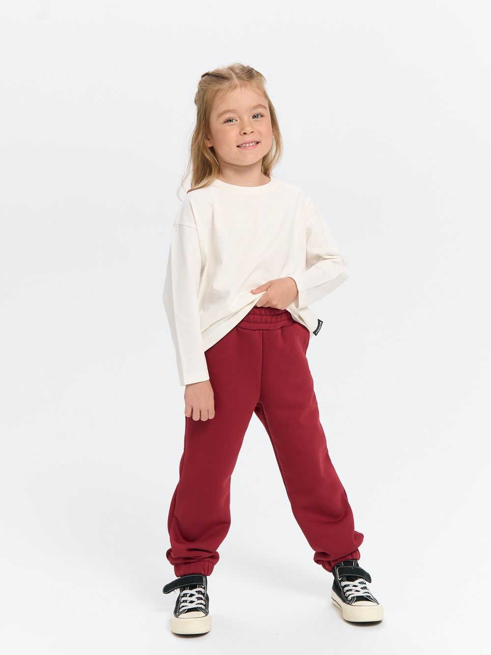 Джоггеры "Мерло" с карманами утепленные